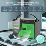 LiFePO4 12V 100Ah Акумулятор Datouboss, BMS, 1280Wh - Зображення 4