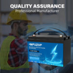 LiFePO4 12V 100Ah Акумулятор MFUZOP 1280Wh, 100A, BMS - Зображення 2