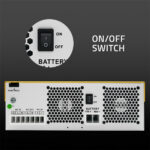 5 кВт+2.4 кВт Комплект резервного живлення Інвертор Anenji WiFi з низьким рівнем шуму + Акумулятор Dyness B4850 - Зображення 2