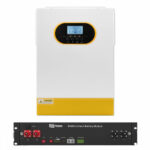 5 кВт+2.4 кВт Комплект резервного живлення Інвертор Anenji WiFi з низьким рівнем шуму + Акумулятор Dyness B4850