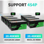 LiFePO4 48V/100AH Акумулятор Datouboss (5120W*h) для систем резервного живлення - Зображення 3
