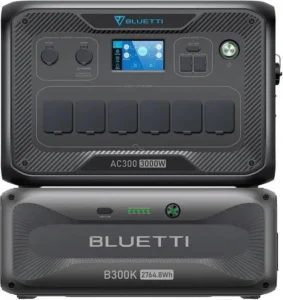 Комплект Bluetti AC300 + B300K 3072Wh 3000W зарядна станція