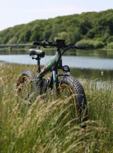 Електровелосипед New Speed 1000W 48V 17Ah (Хакі) - Зображення 5